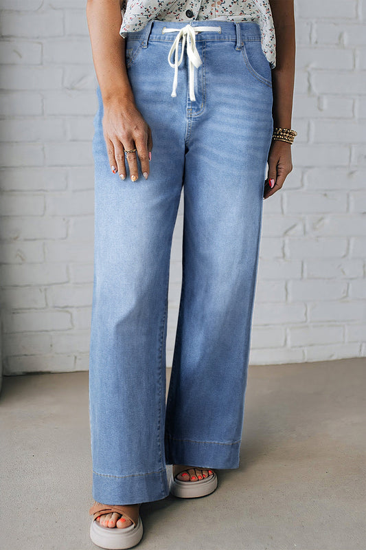 Acid Wash Lace Plus Jeans LT