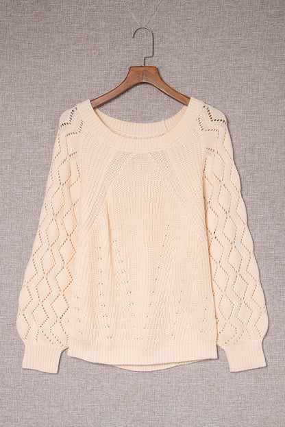 Hollow Puff Sweater RTS