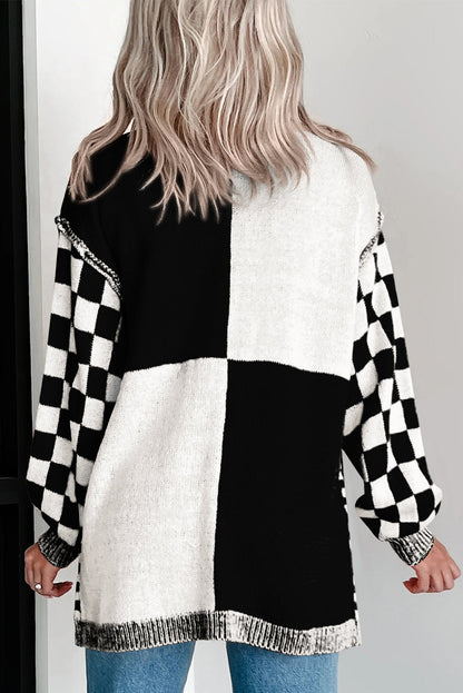 Checkered Cardigan *multiple colors* RTS