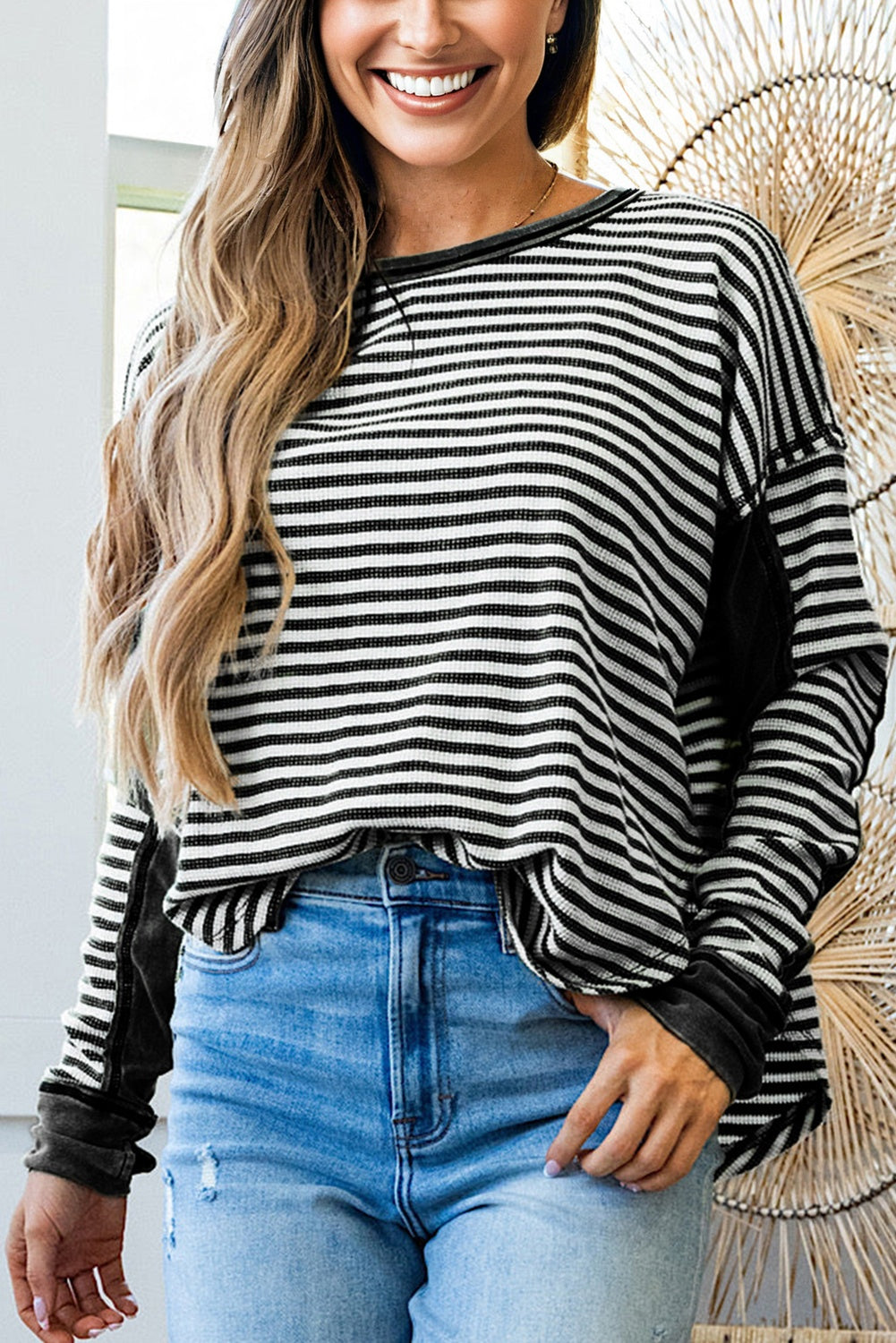 Stripe Thermal Knit Top November.