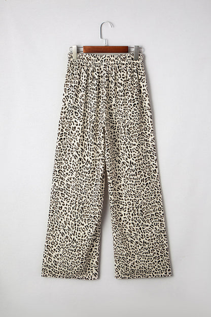 Brown Leopard Loose Pants LT