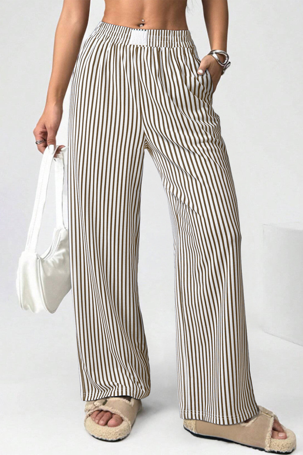 Stripe Loose Pants LT