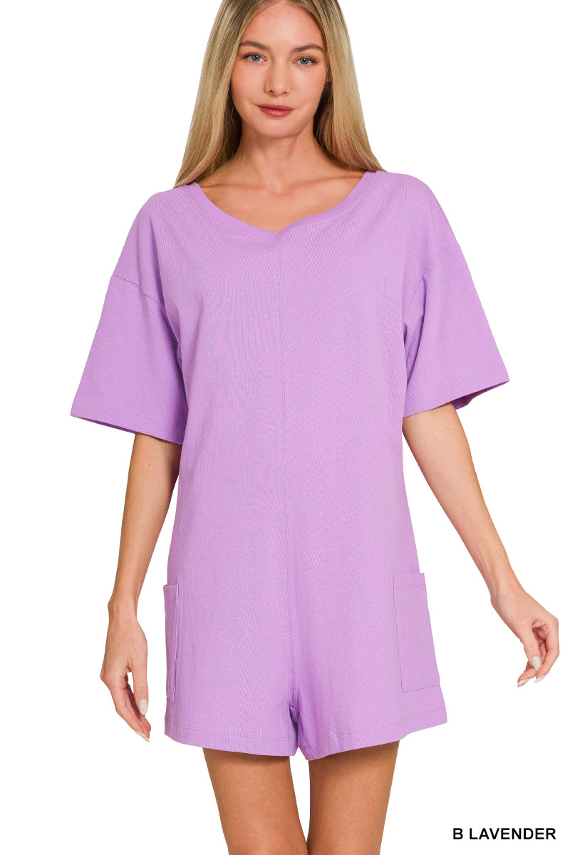 Reversible- Two Way Romper Zenana