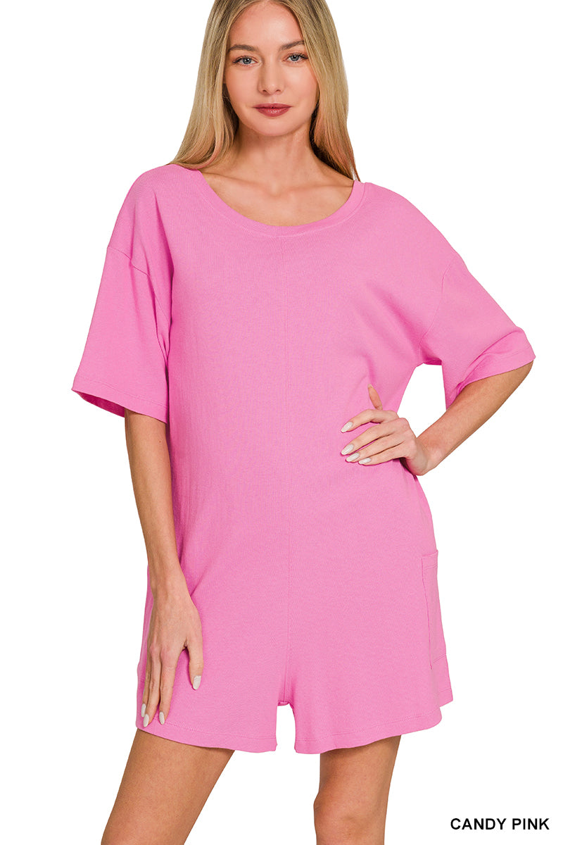 Reversible- Two Way Romper Zenana