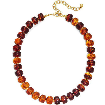 Natural Stone Fall Beaded Necklaces RTS