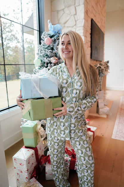 Deck the Halls - Long Pajama Set