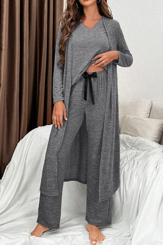 Dark Grey Duster Lounge Set LT