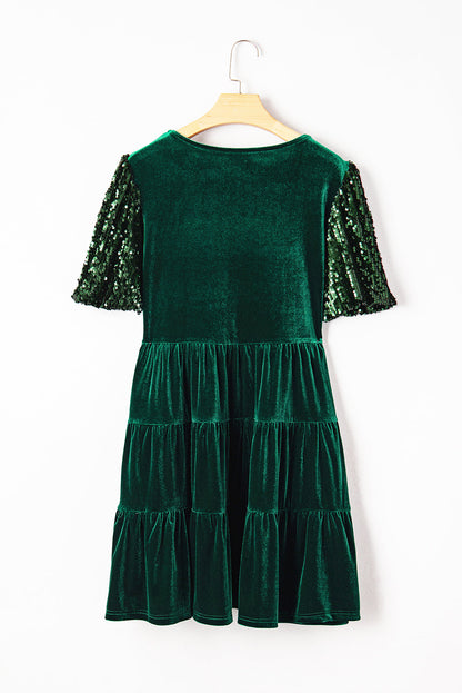 Evergreen Sequin Dress LT