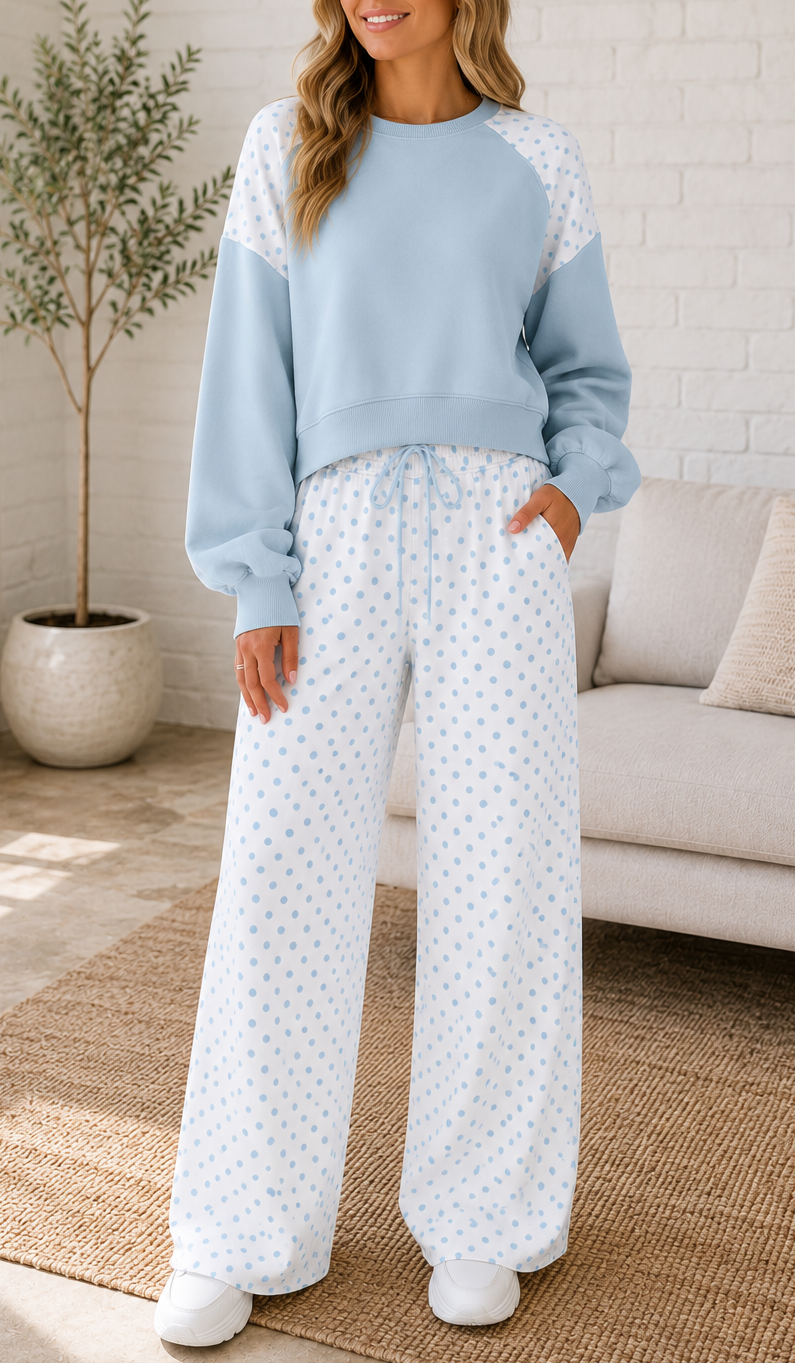 Polka Dot Patchwork Set