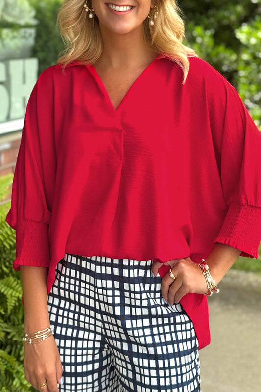Fiery Red Tunic Top RTS
