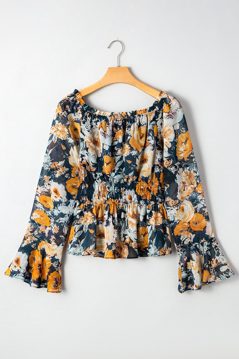 Floral Off Shoulder Bell Top LT