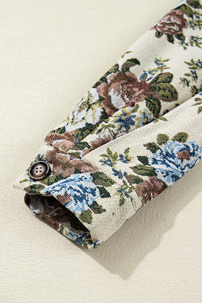 Floral Zip Up Jacket LT