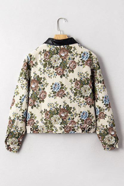 Floral Zip Up Jacket LT