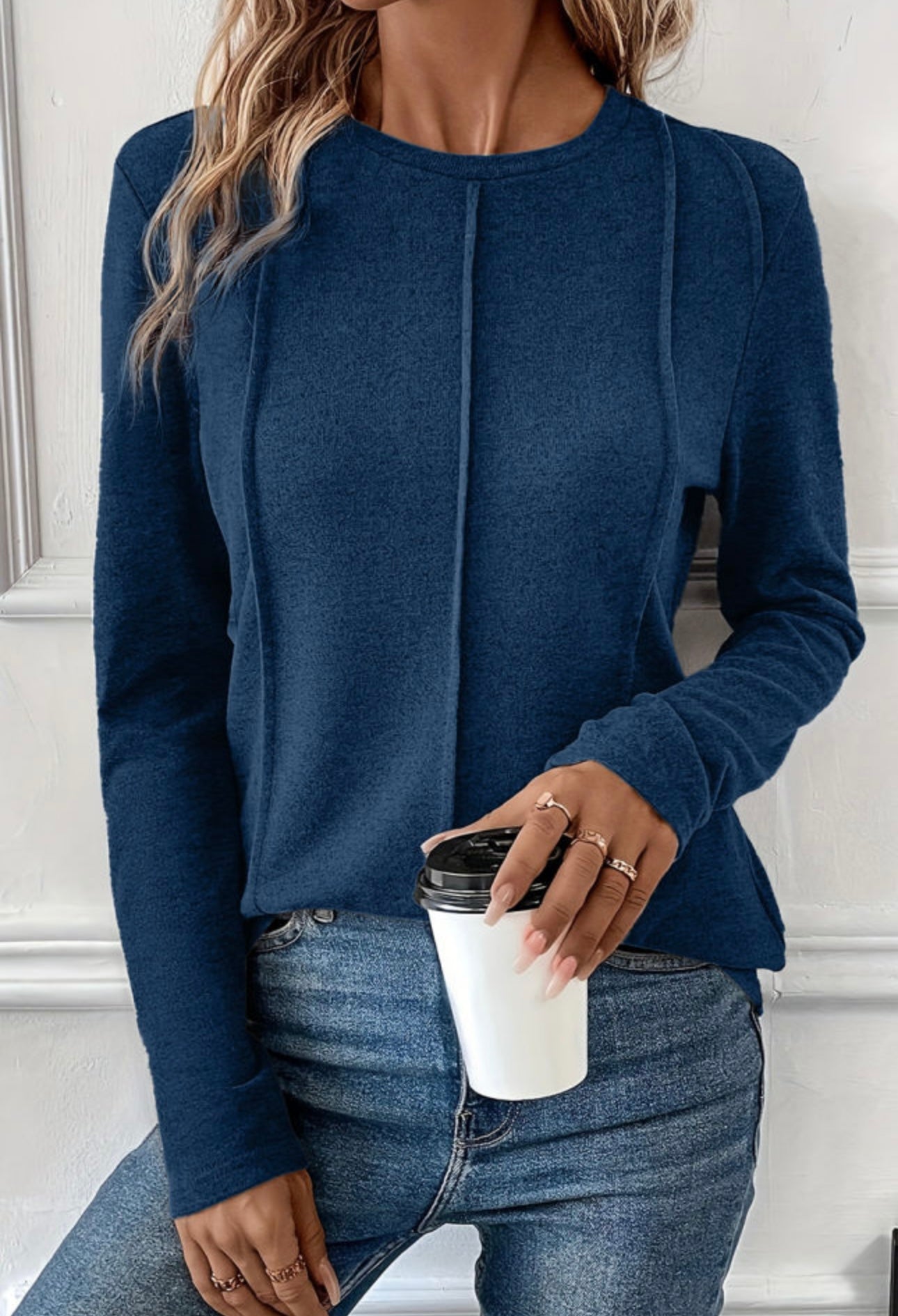 Exposed Seam Top FB