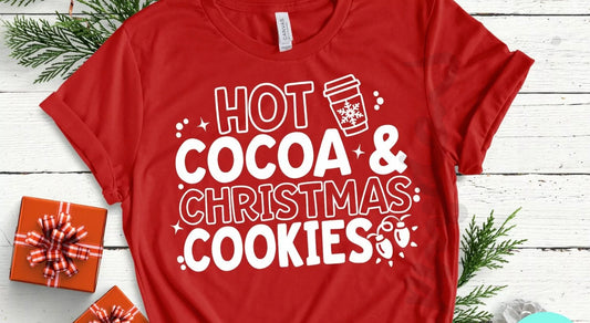 Hot Cocoa & Christmas cookies