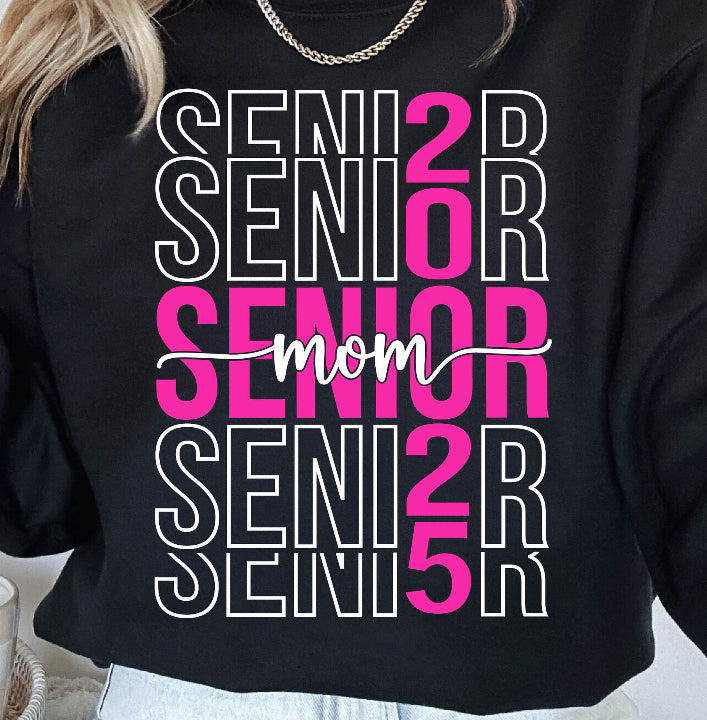 Senior Mom Pink &  Black