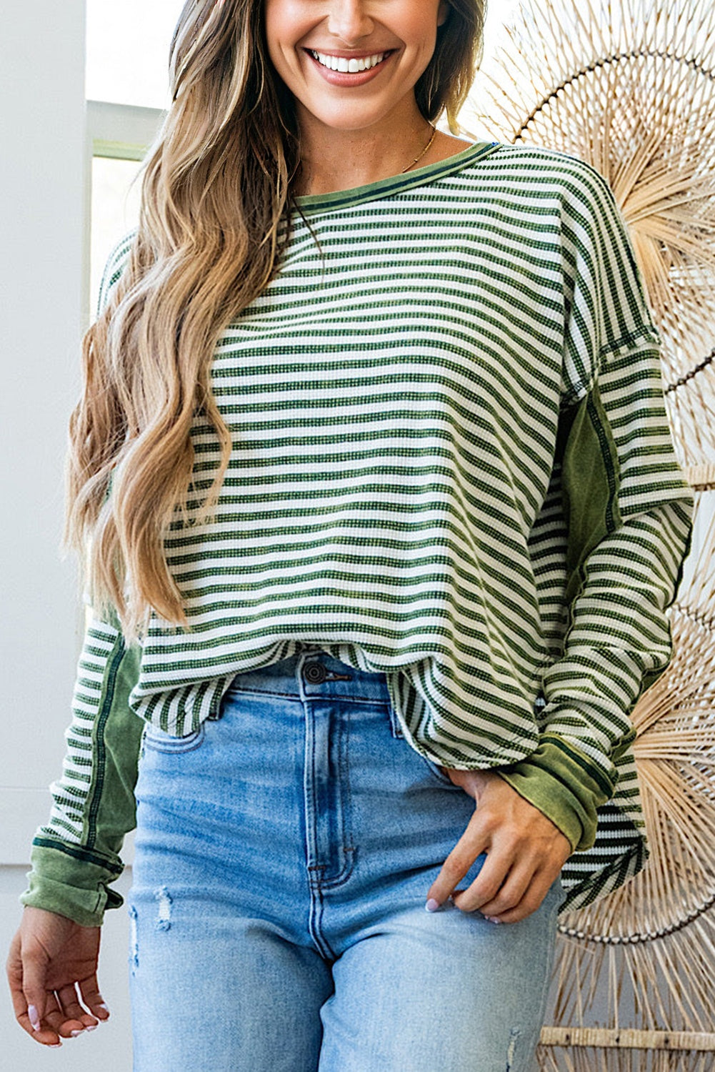 Stripe Thermal Knit Top November.