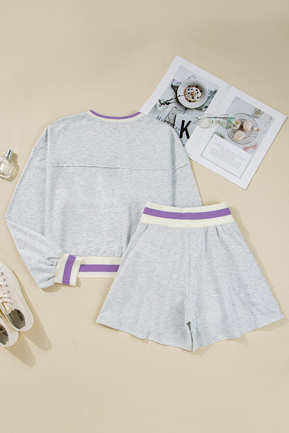 Grey Athletic Shortie Set RTS