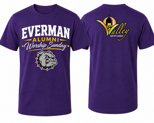 Everman Worship Sunday Graphic Tee