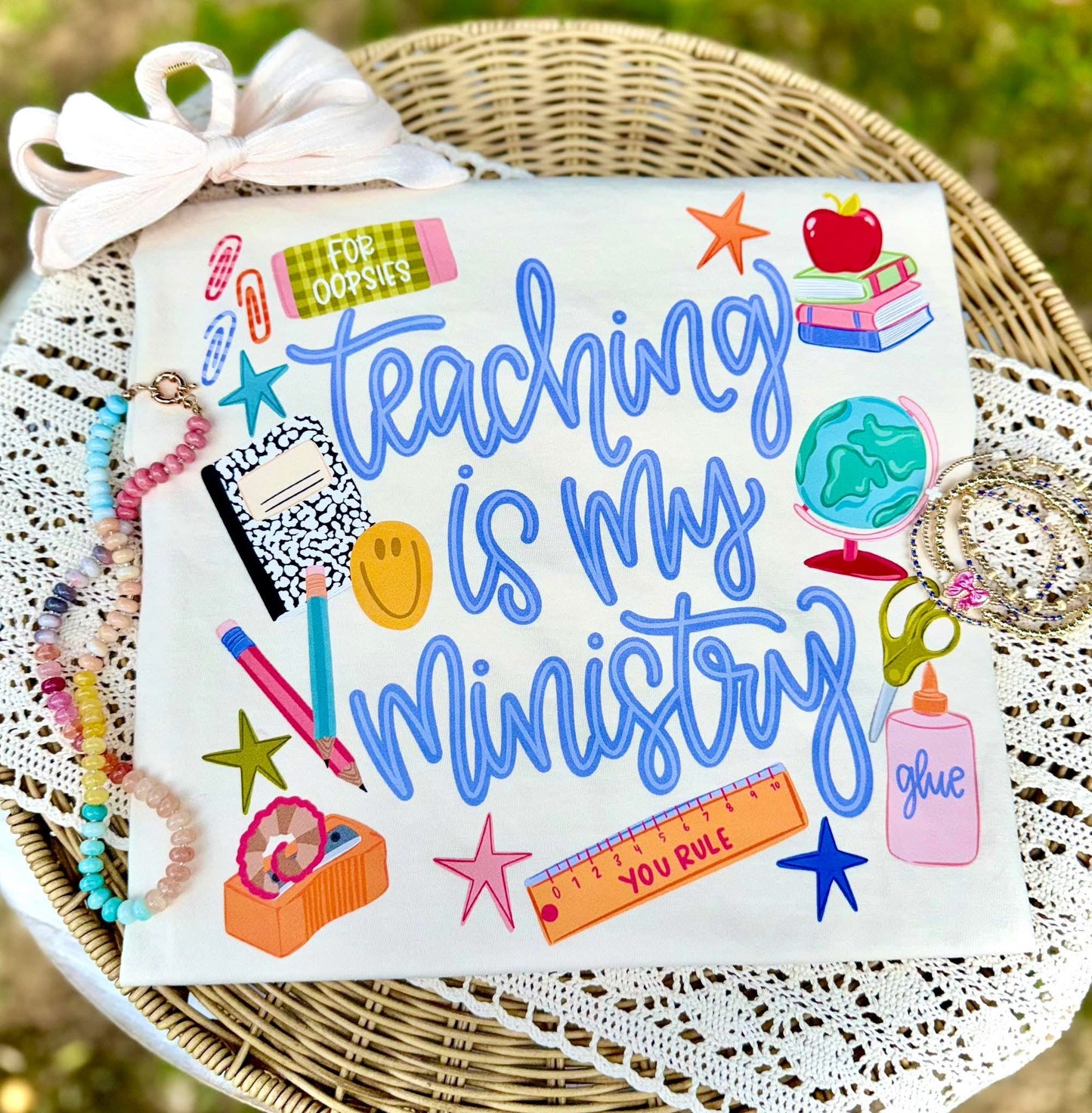 Spring Teaching Is My Ministry Tee.