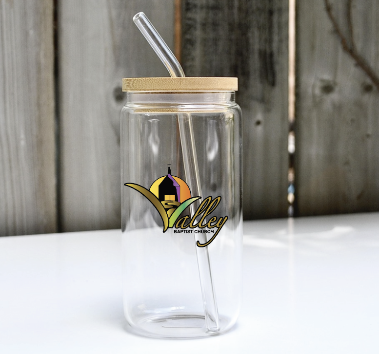 Valley Baptist Church SWAG- Glass coffee cup