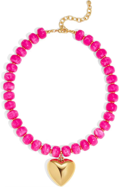 Chunky Heart Necklace RTS