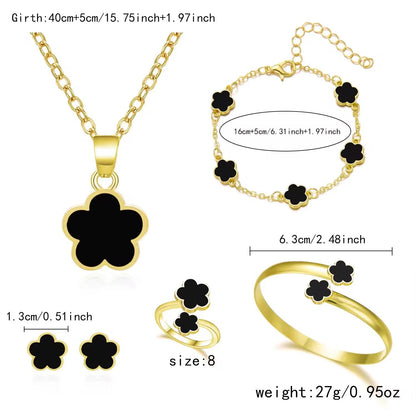 Five Clover Jewelry Set RTS