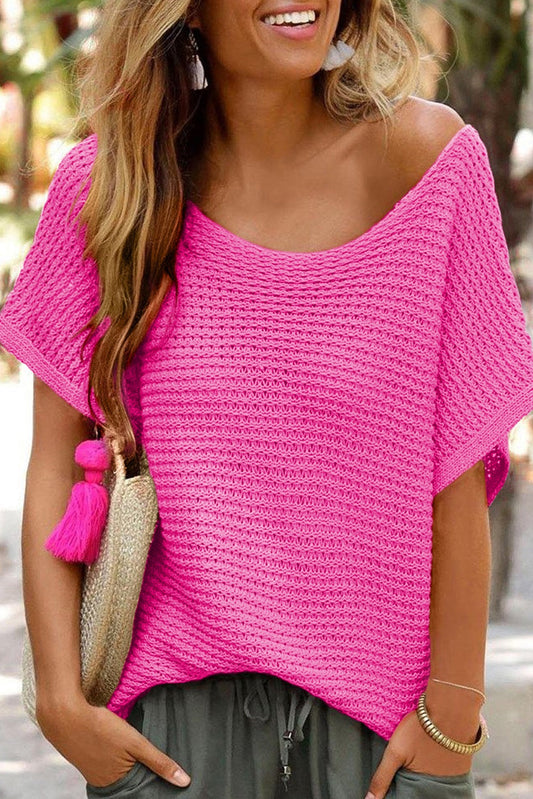 Pink Knit Sweater LT