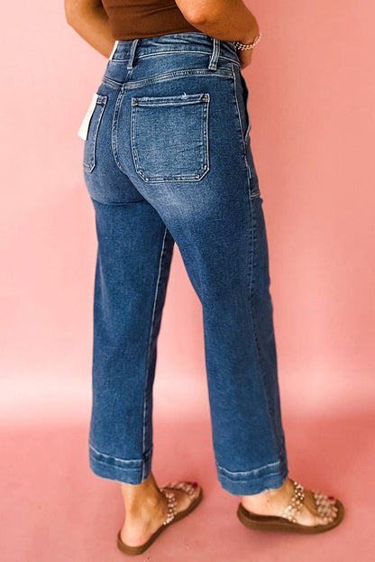 Cropped Wide Leg Jeans RTS