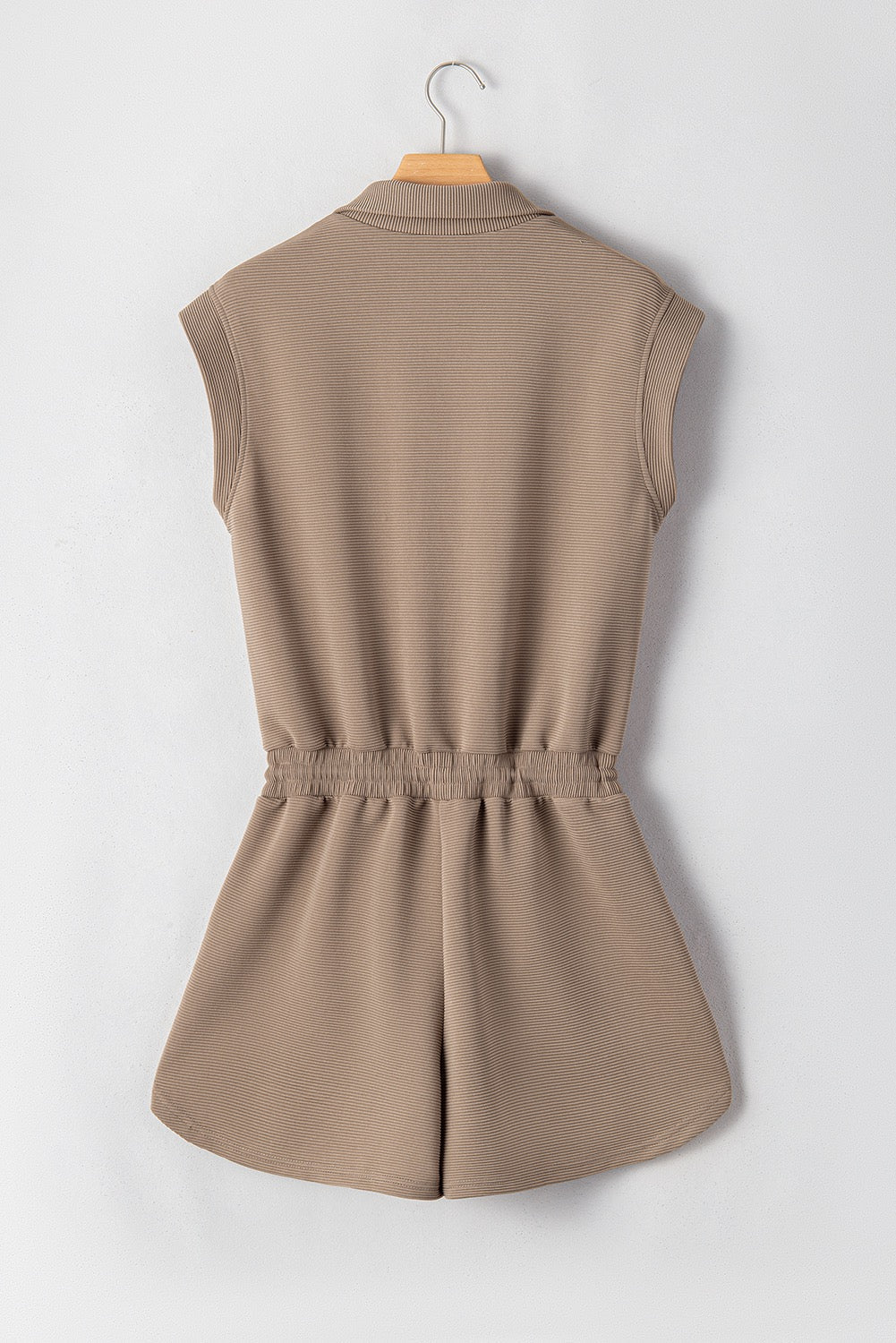 Tan Zip Romper LT