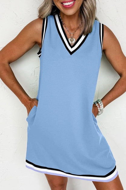 Light Blue Shift Dress RTS