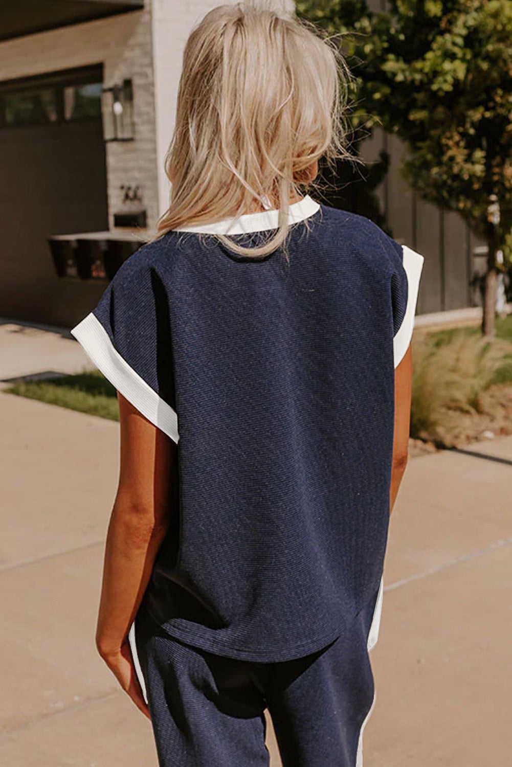 Colorblock Pants Sets RTS