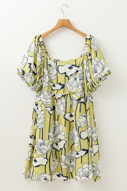 Floral Plus Size Dress LT