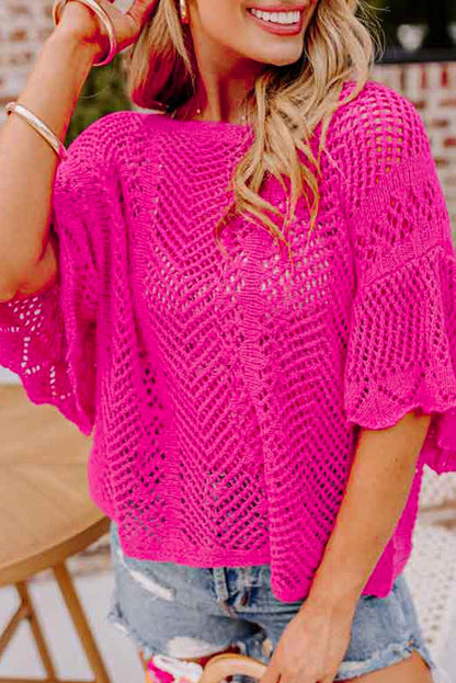 Pink Knit Top LT