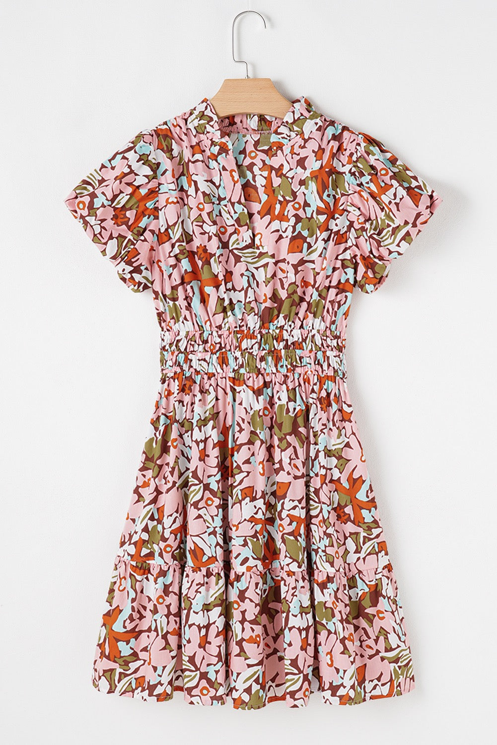 Pink and Orange Floral Dress LT