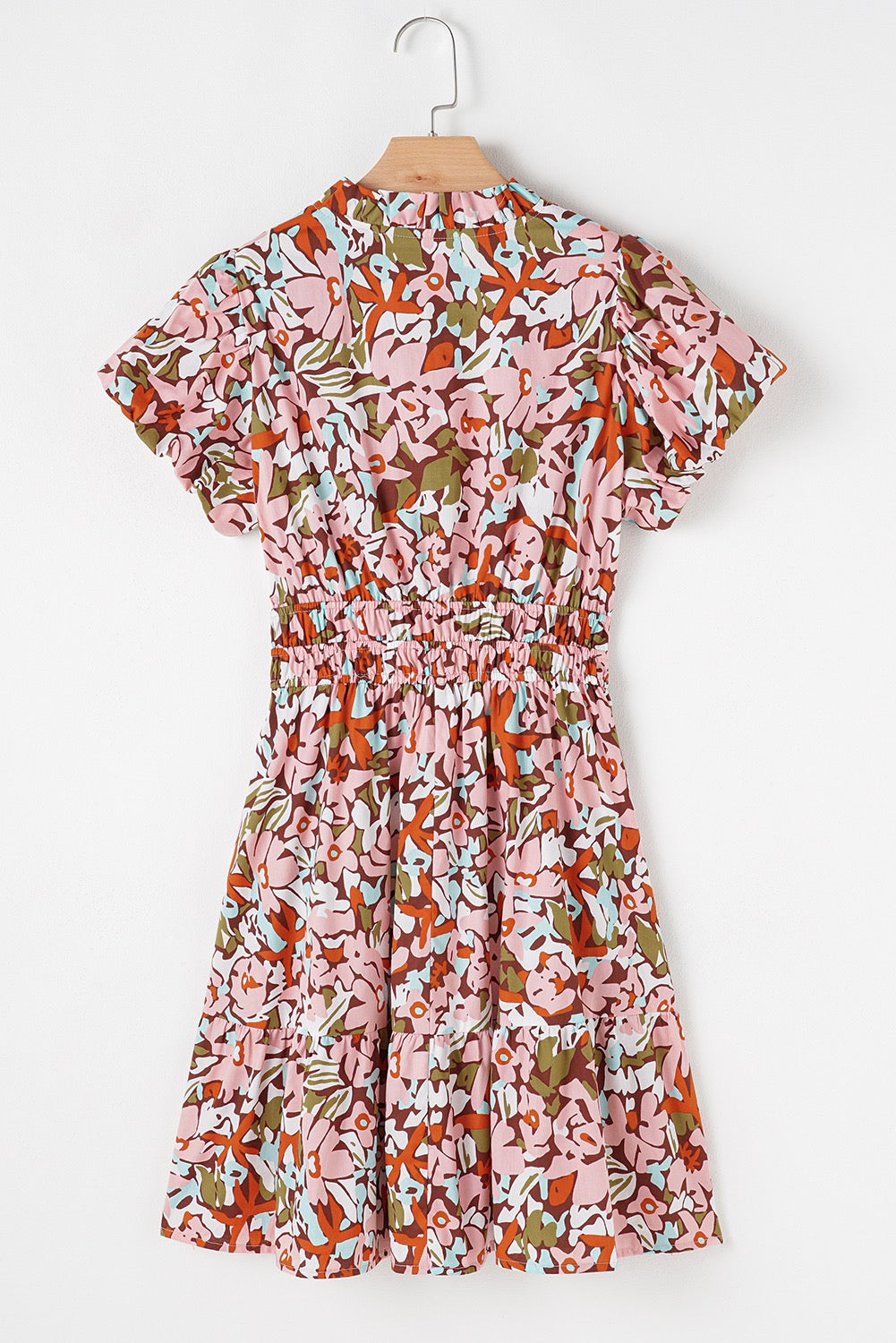 Pink and Orange Floral Dress LT