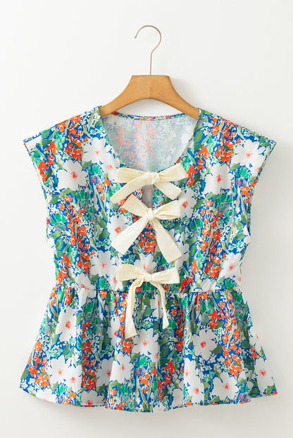 Floral Bow Blouse LT