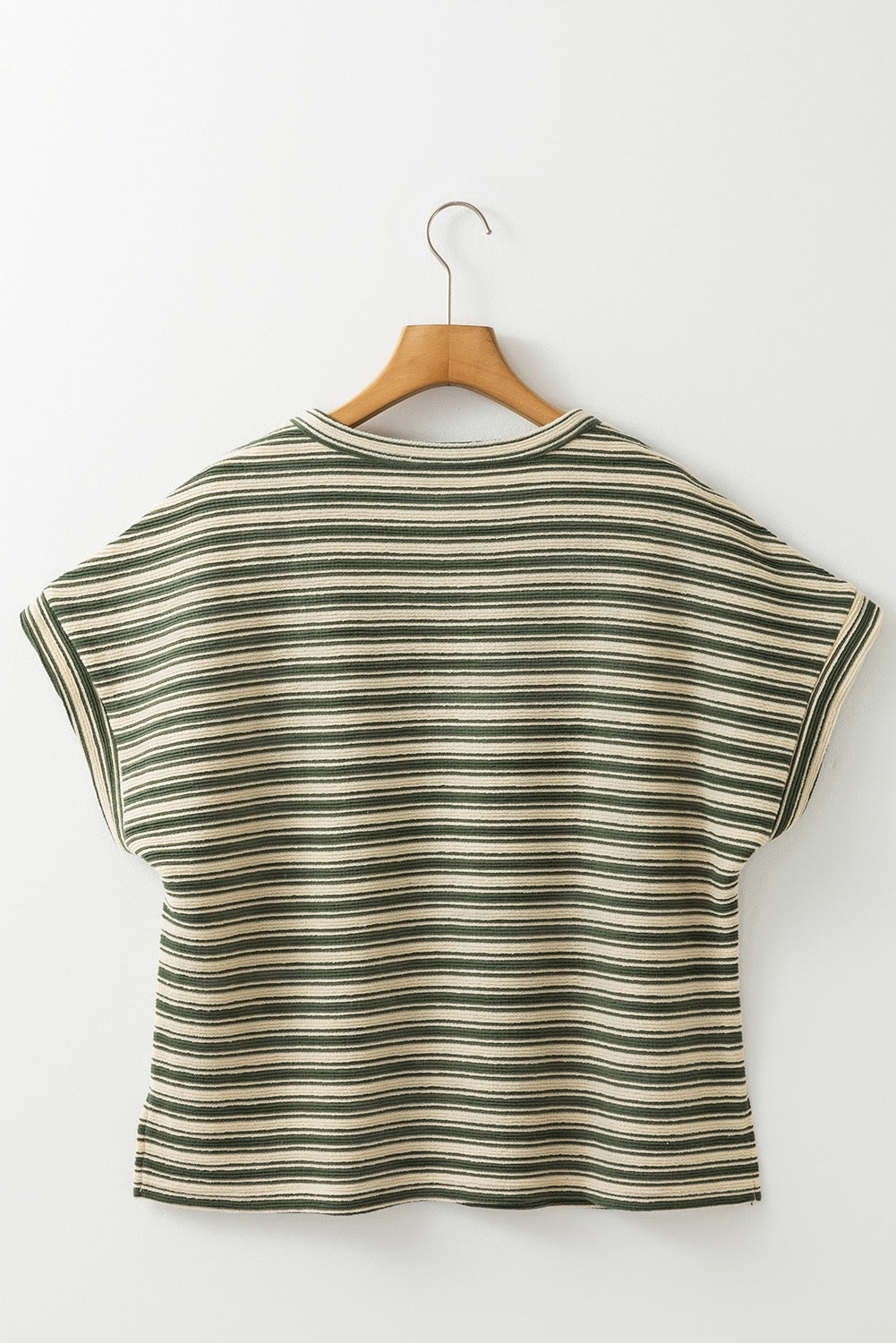 Green Striped Top LT