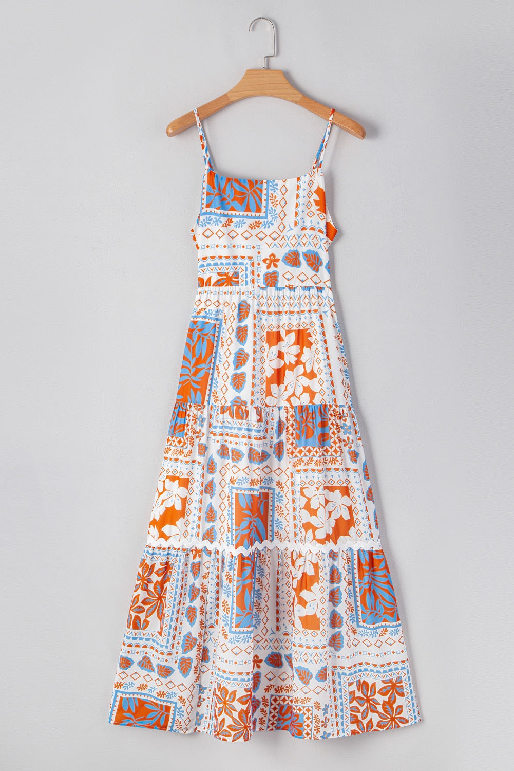 Orange Floral Tank Maxi LT