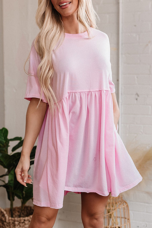 Light Pink Babydoll Dress March.