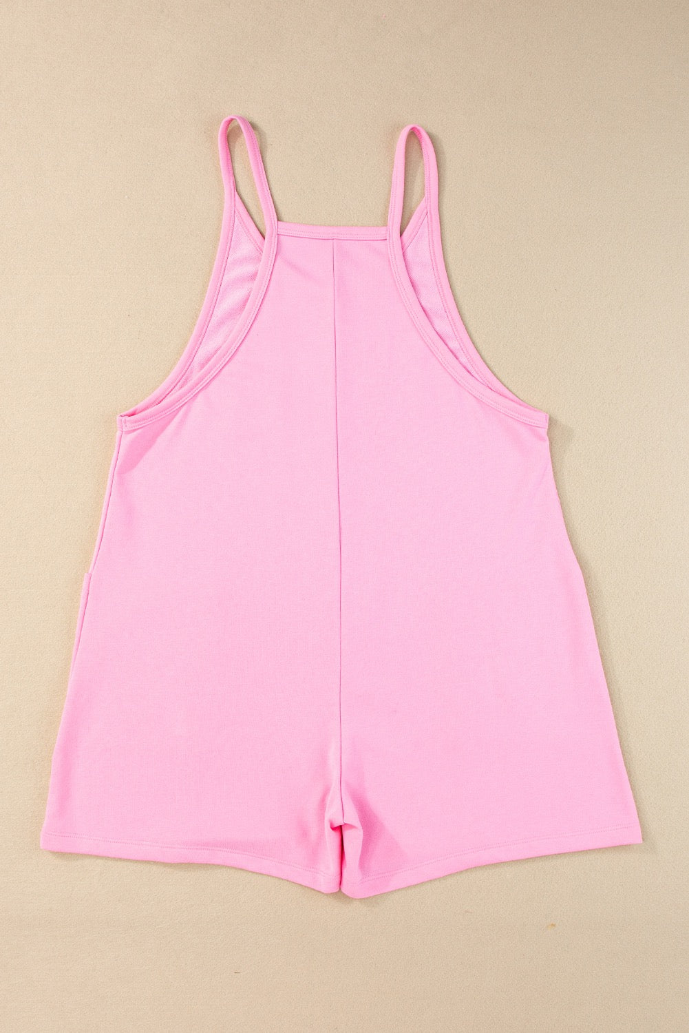 Pink Tank Romper March.