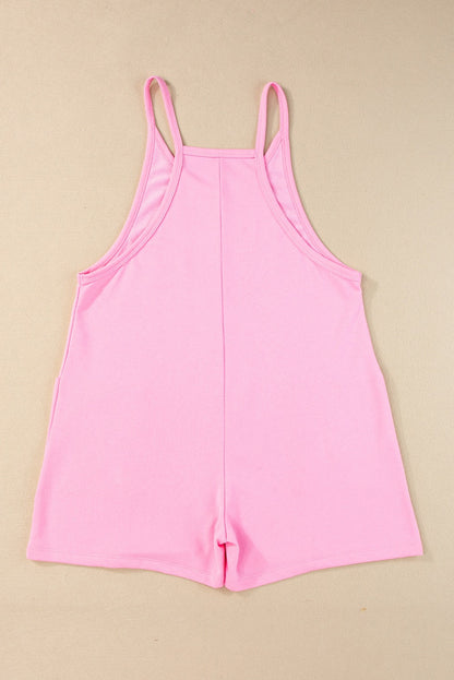 Pink Tank Romper March.