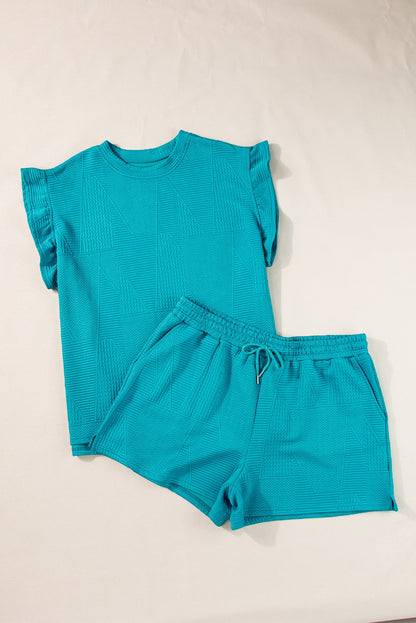 Teal Textured Set March.