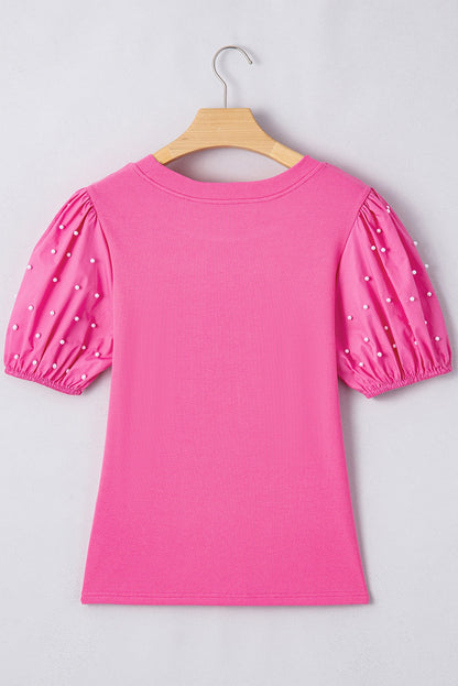 Pink Pearl Sleeves Top March.