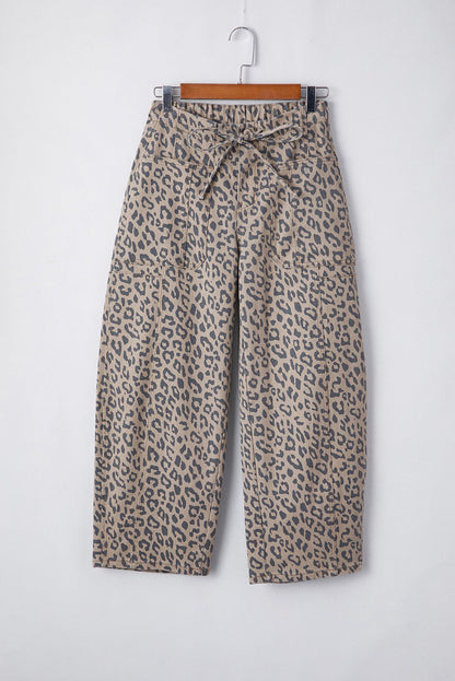 Leopard Print Jeans RTS