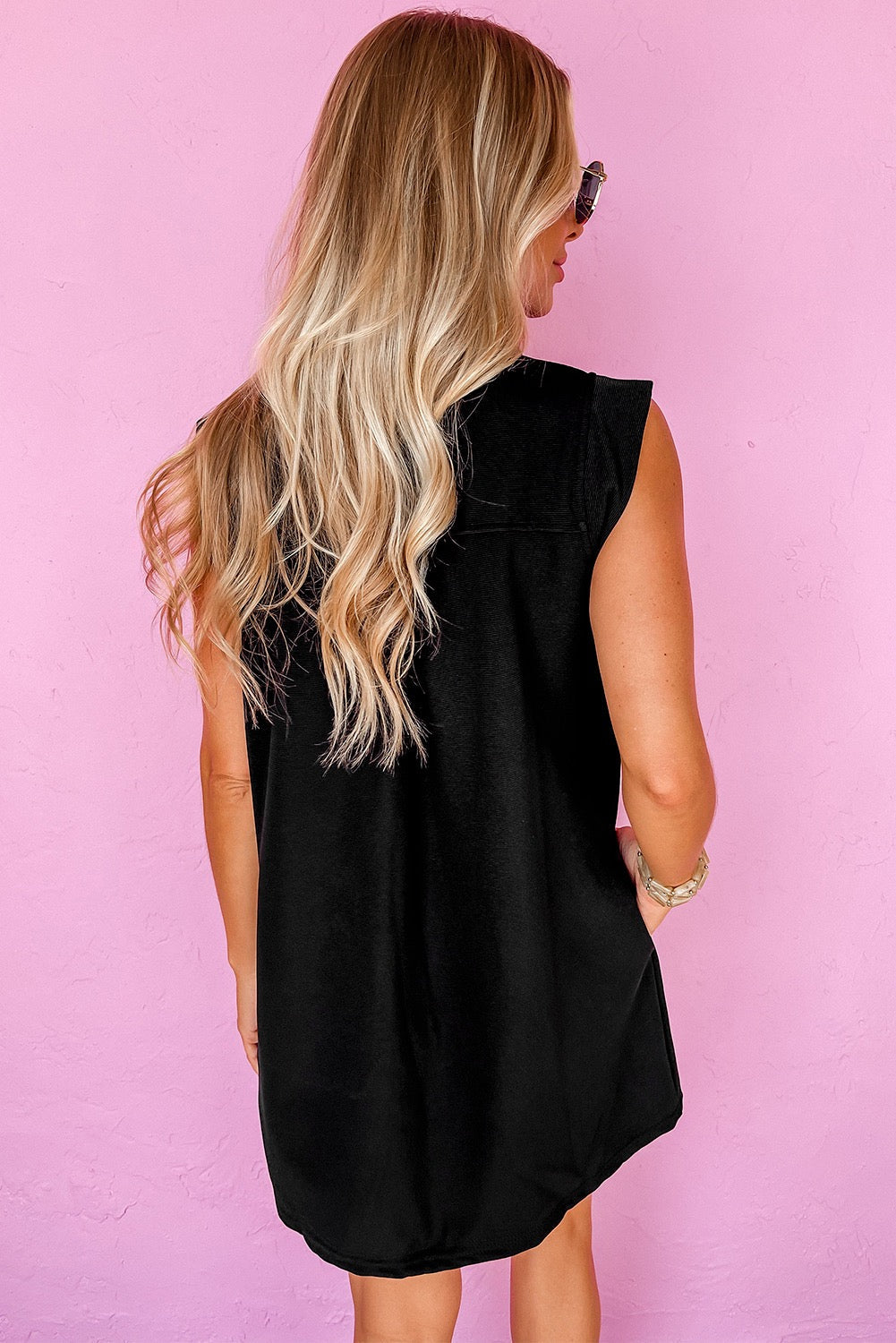 Black Sleeveless Dress RTS