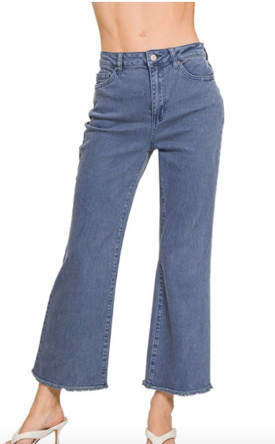 Frayed Bootcut  High Rise Jeans Zenana New*multiple colors* RTS
