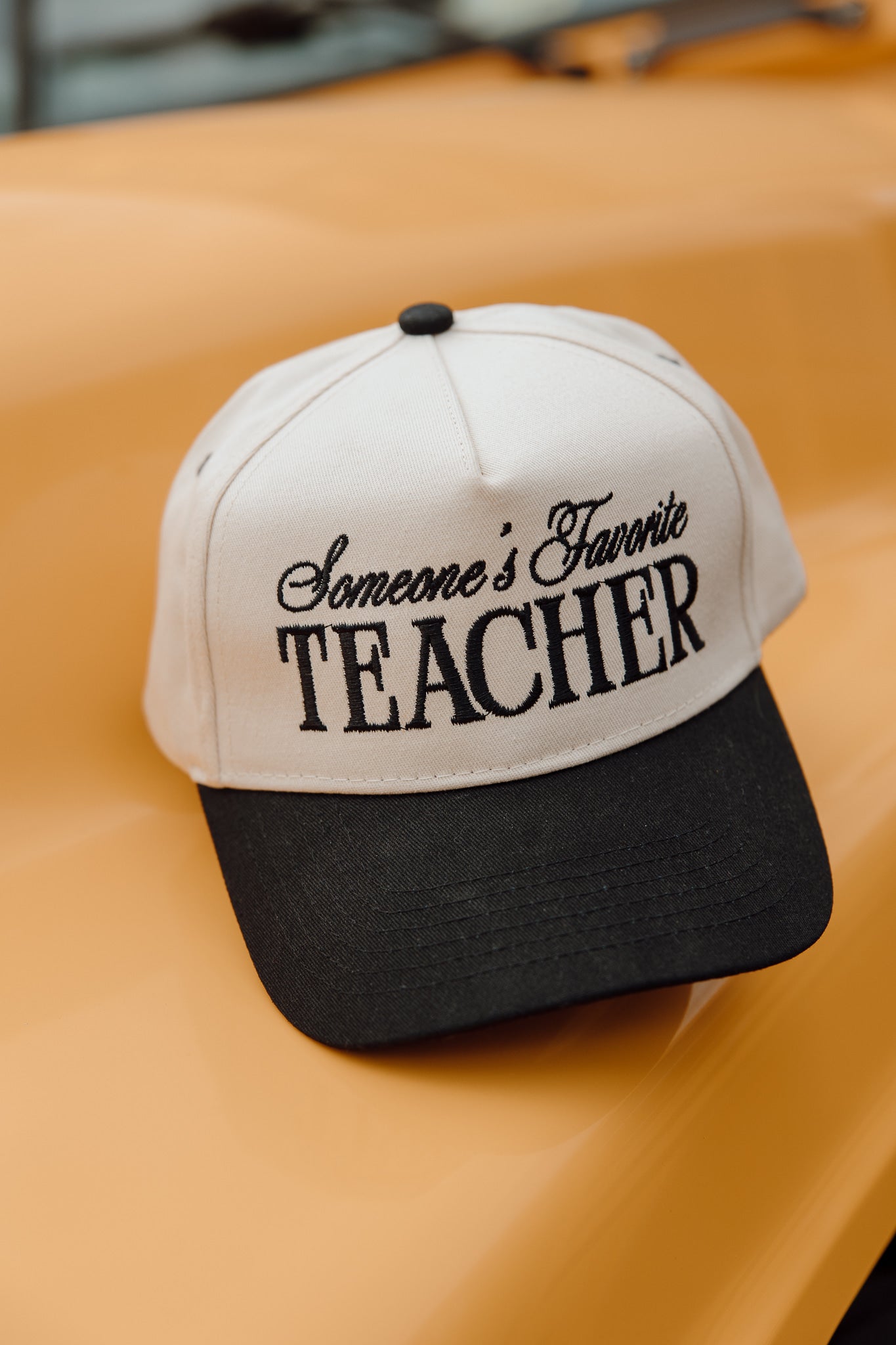 Someone's Favorite Teacher - Black Vintage Trucker Hat