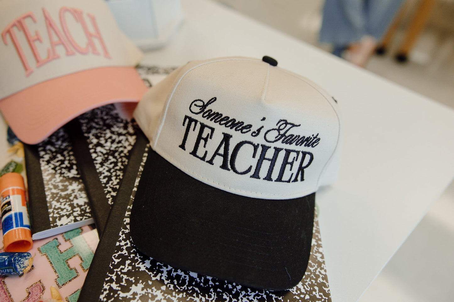 Someone's Favorite Teacher - Black Vintage Trucker Hat