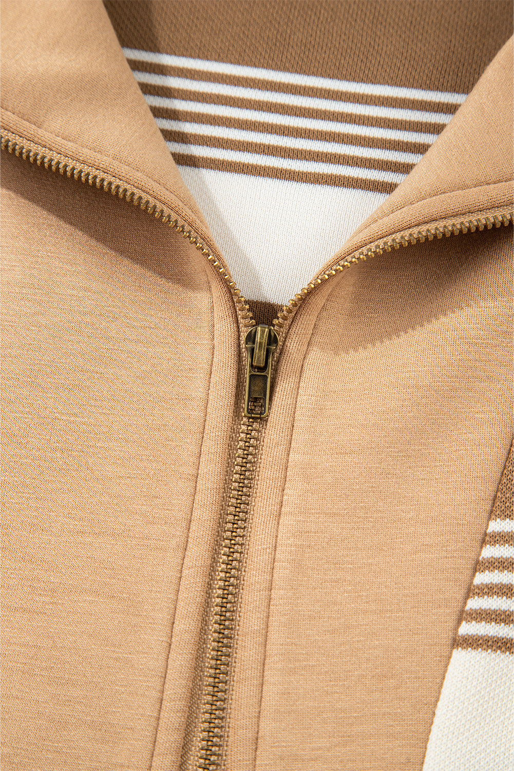 Khaki Stripe Vintage Pullover October.